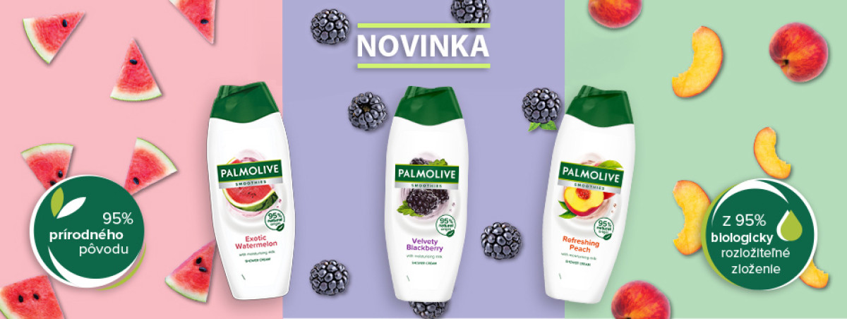 Objavte nové sprchové krémy Smoothies s kúskom prírody plnej ovocia!