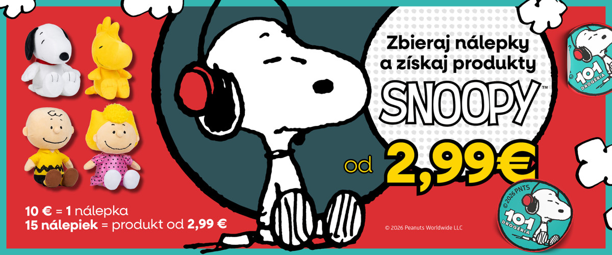 Získaj Snoopy kolekciu