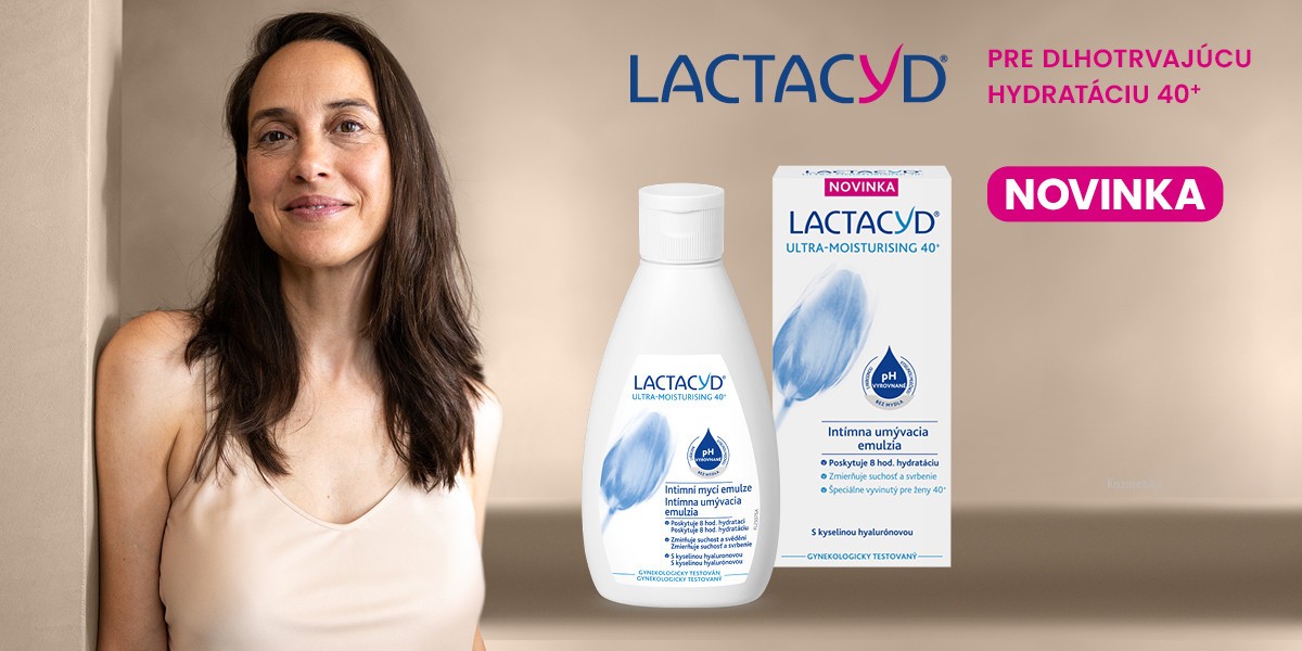 Lactacyd 40+: Nová hydratačná intímna hygiena pre ženy v menopauze