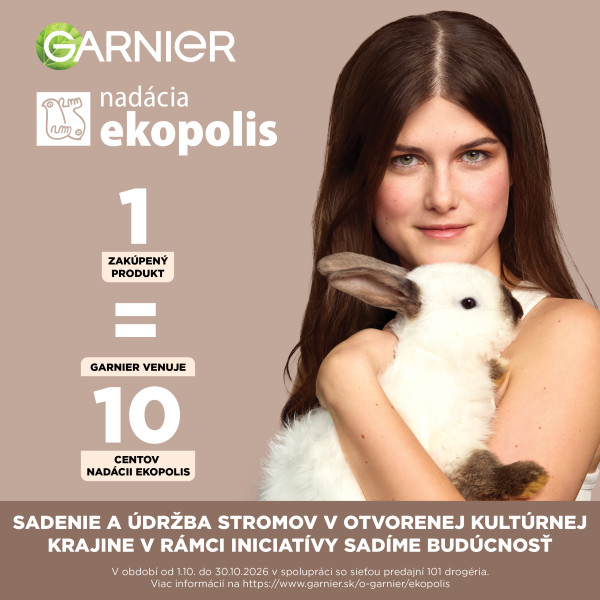 Pomáhame sadiť budúcnosť spoločne s Garnier a Nadáciou Ekopolis