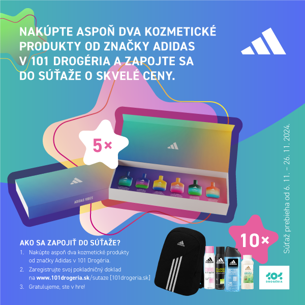 Vyhrajte skvelé ADIDAS ceny!