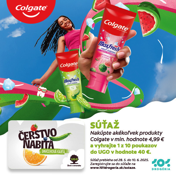 Súťaž s Colgate - naskoč, ideme na ovocnú jazdu!