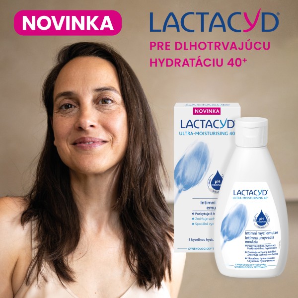Lactacyd 40+: Nová hydratačná intímna hygiena pre ženy v menopauze
